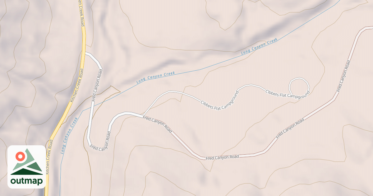 Map of CIBBETS FLAT CG