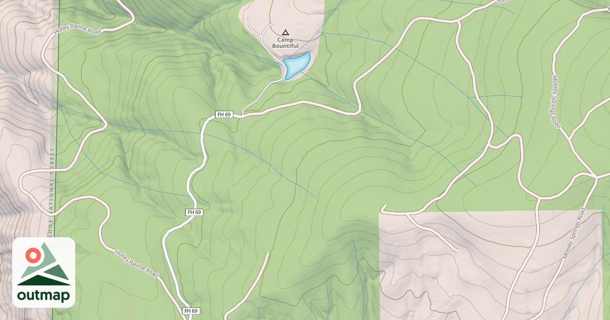 Map of BEAR TRAP SPRINGS ROAD