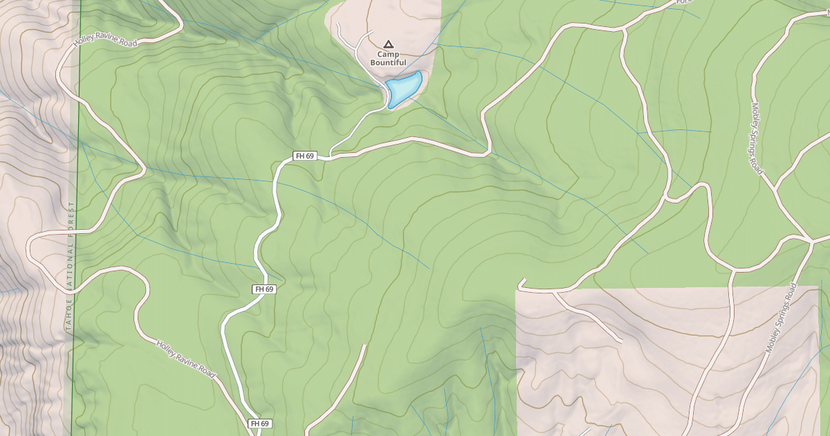 Map preview of BEAR TRAP SPRINGS ROAD