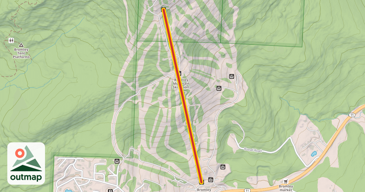 Map of Sun Chairlift