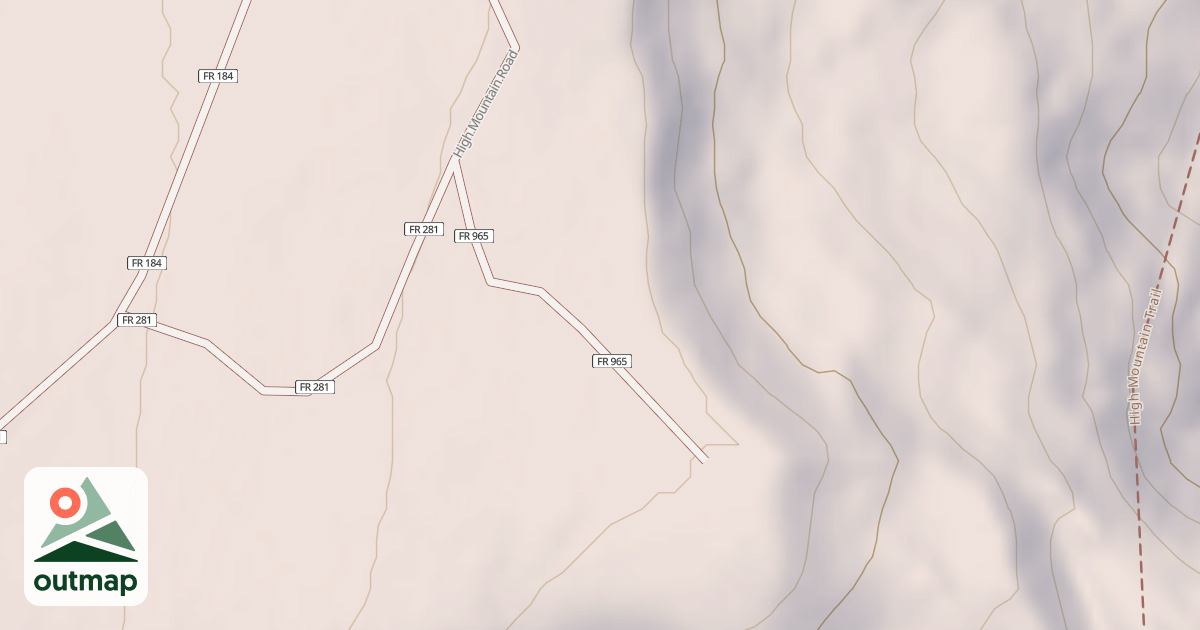 Map of USFS Motor Vehicle Use Map Roads {18D86D9E-0446-4FE9-857A-149BA8F322AF}