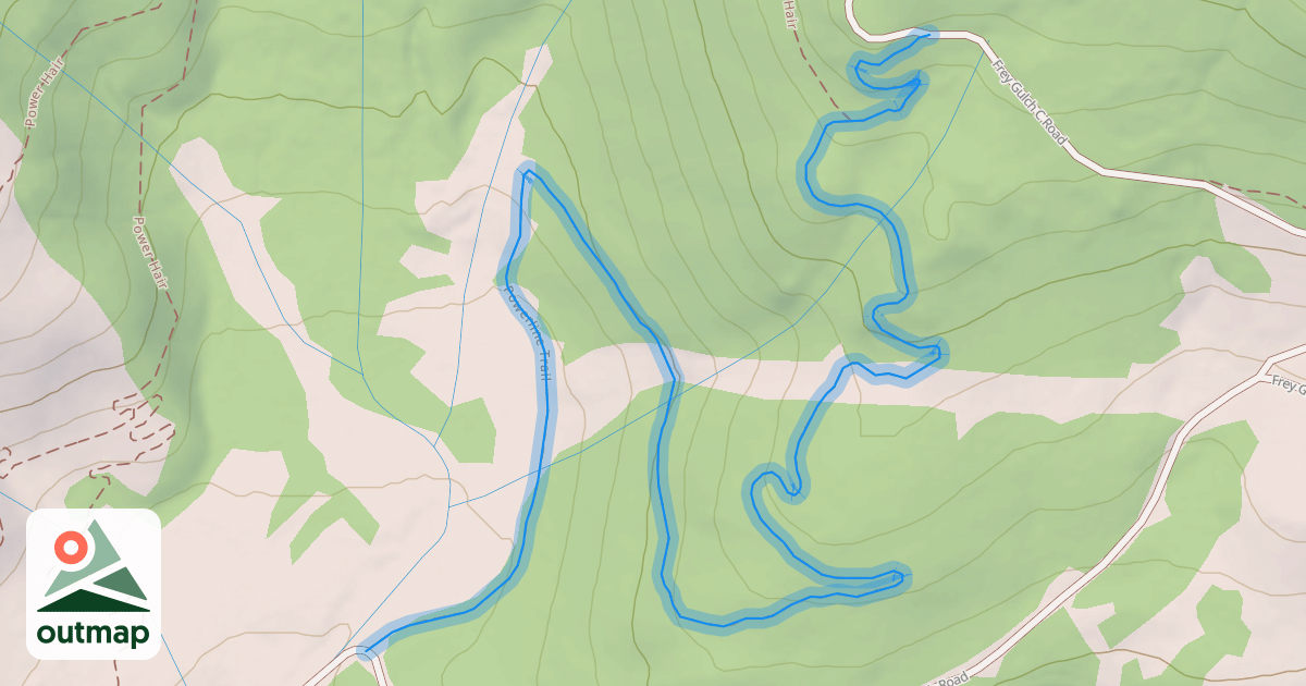 Map of Powerline Trail