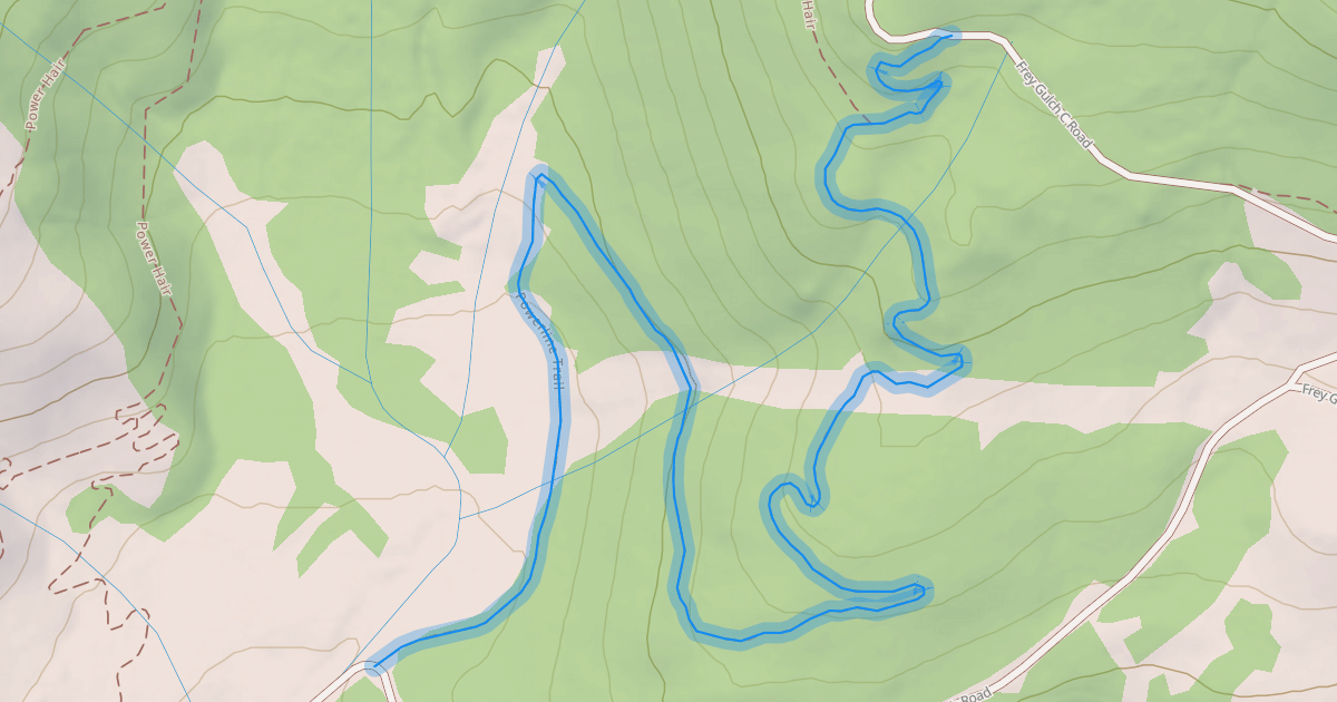 Map preview of Powerline Trail
