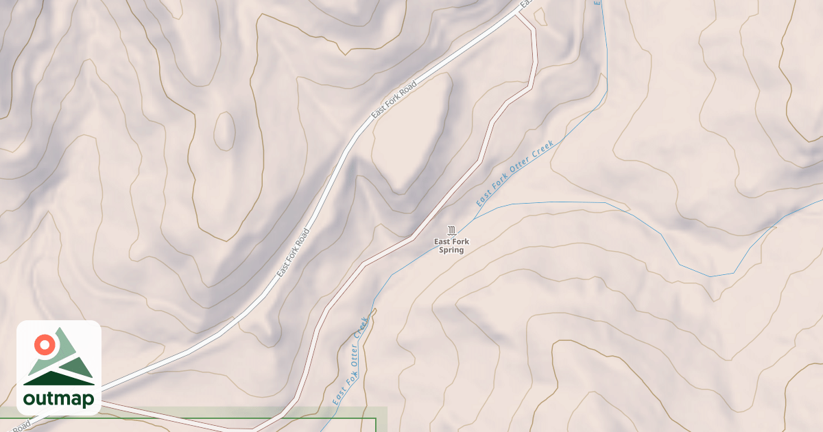 Map of EAST FORK SPRING