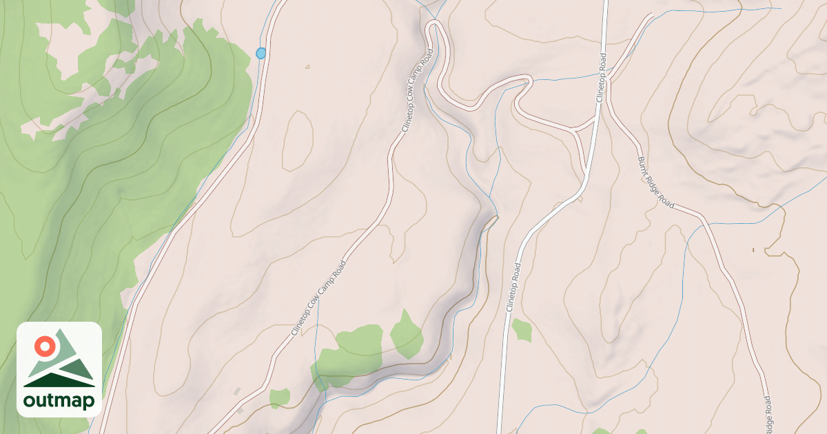 Map of CLINETOP COW CAMP