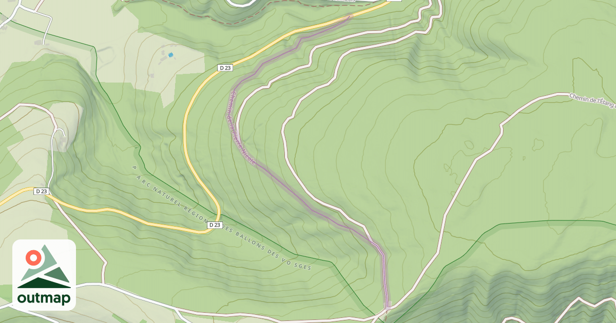 Map of Chemin de la Pierre Nicole