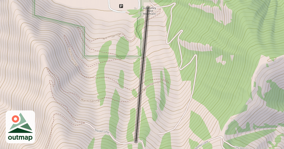 Map of Lower Liftline