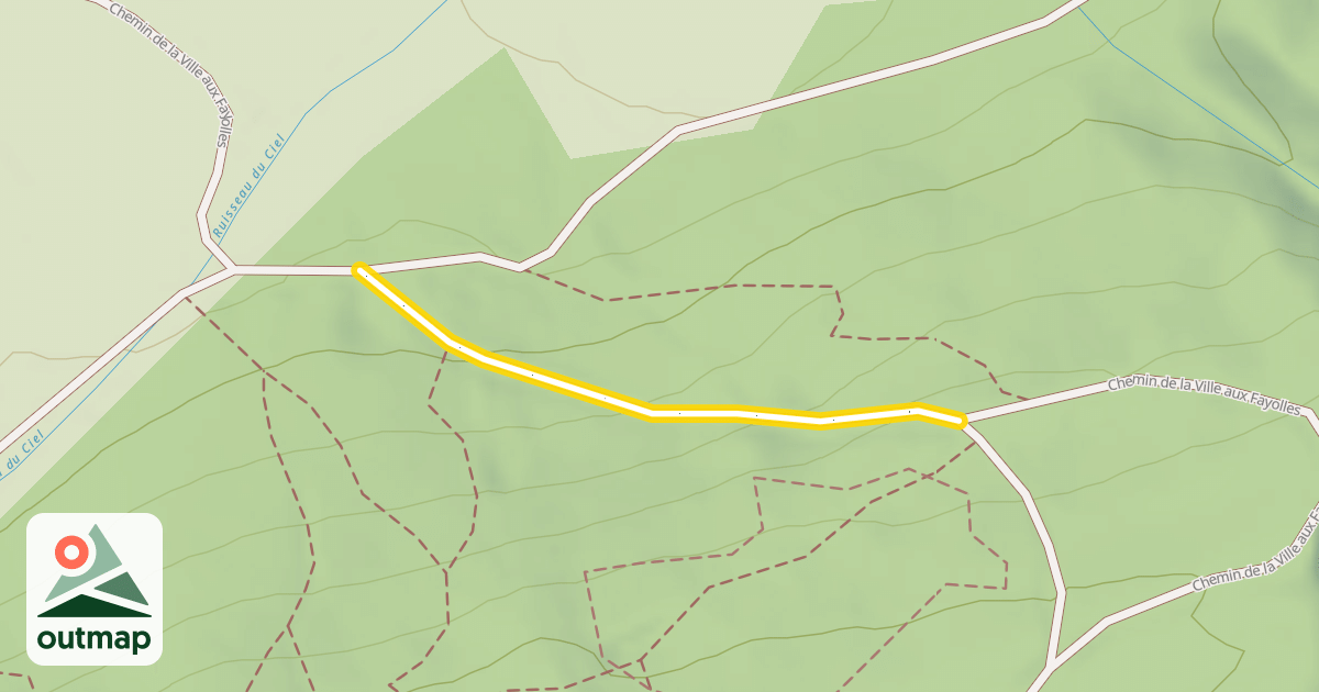Map of Chemin de la Ville aux Fayolles