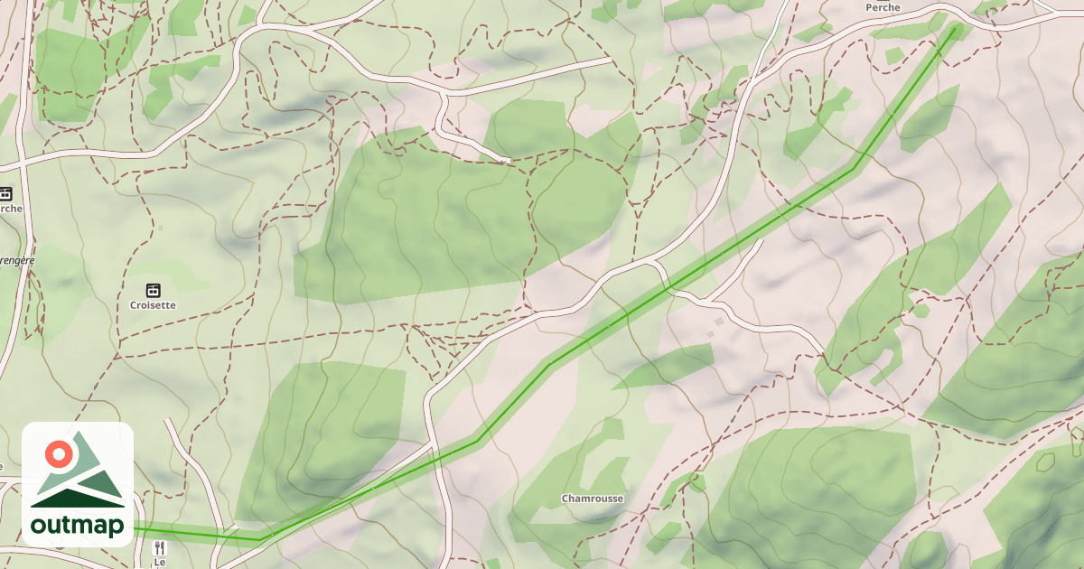 Map of Variante Perche