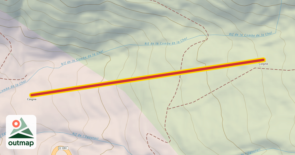 Map of Coigne