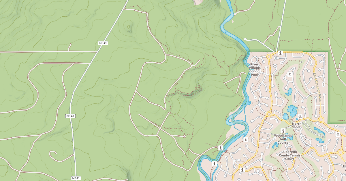 Map preview of EVAC RTE