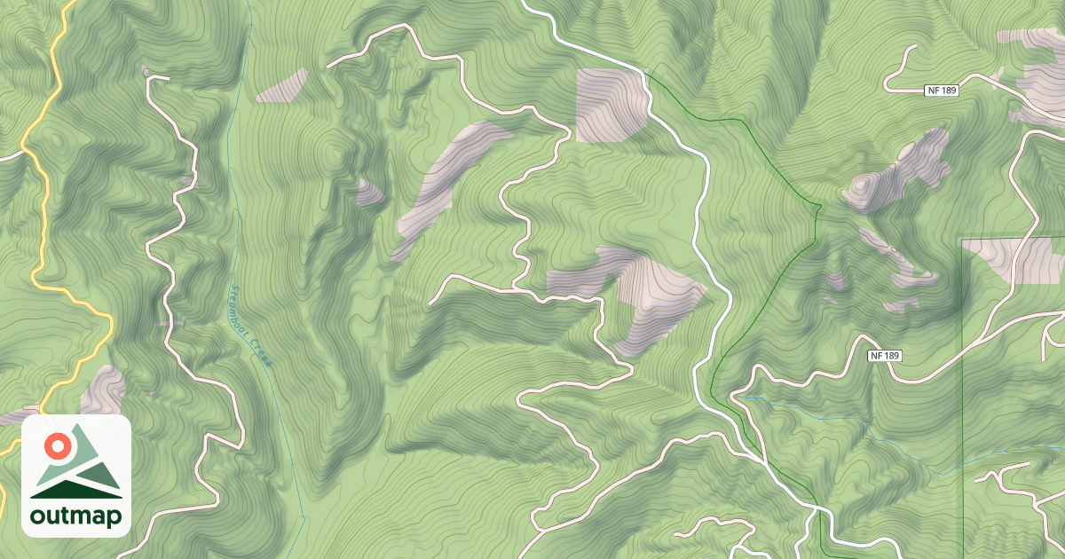 Map of CALAPOOYIA DIVIDE