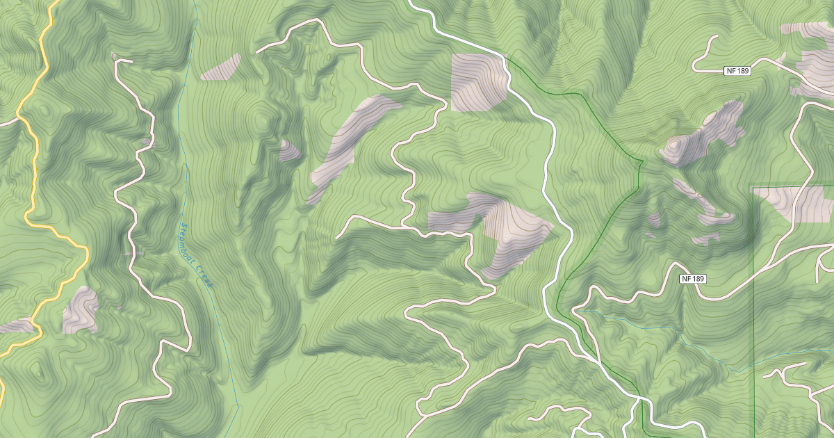 Map preview of CALAPOOYIA DIVIDE