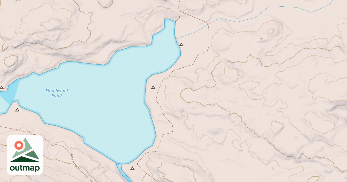 Map of Little Square Pond Trail