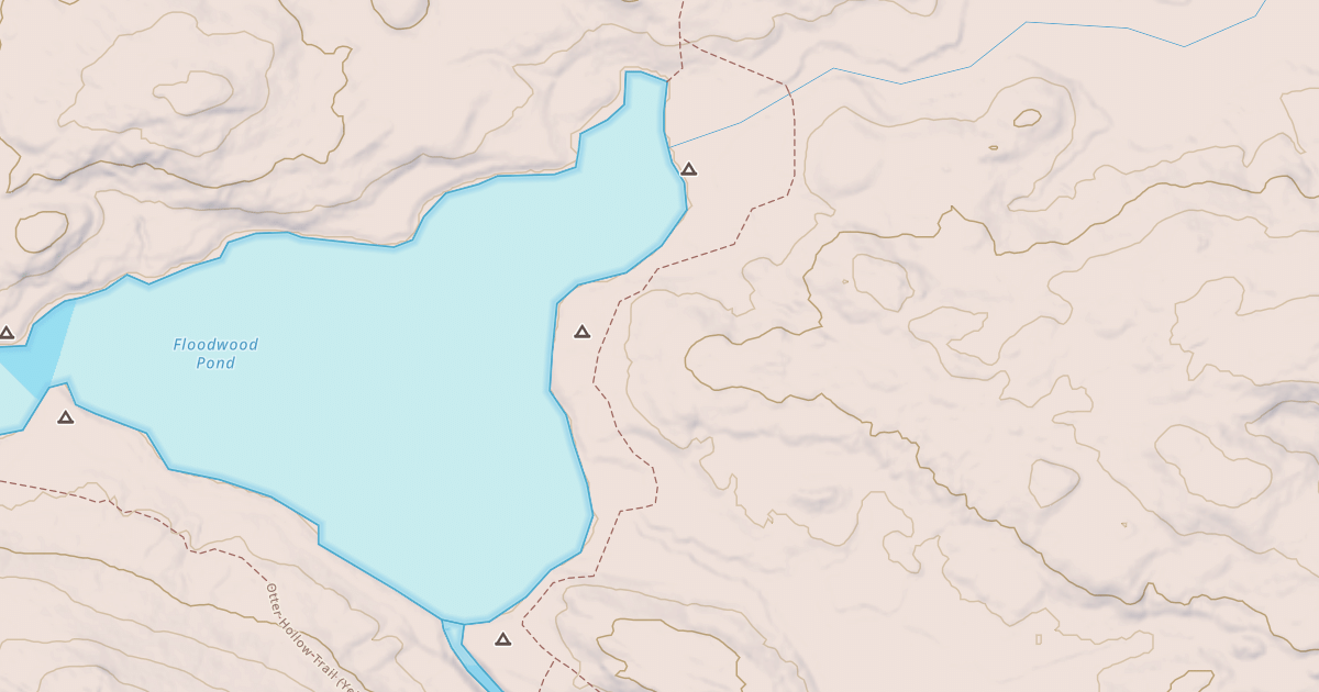 Map preview of Little Square Pond Trail