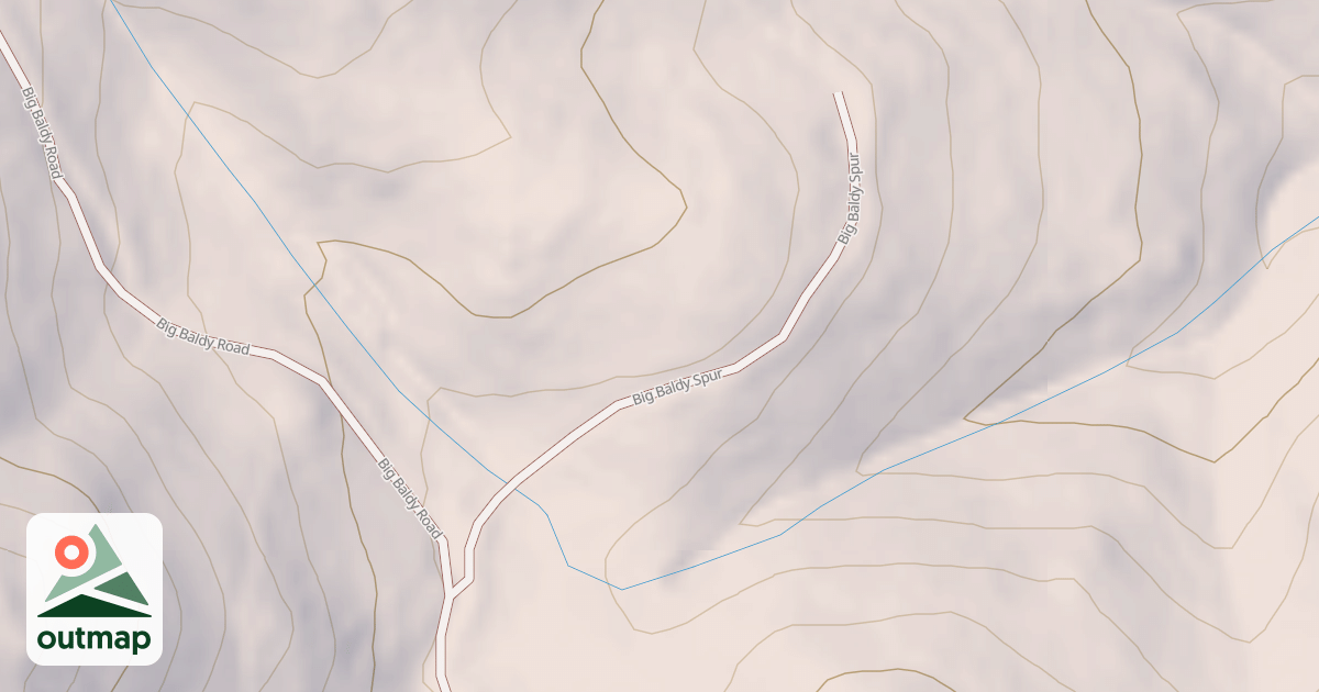 Map of BIG BALDY