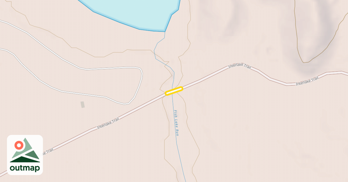 Map of Interlake Trail