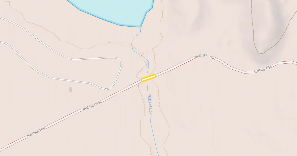 Map preview of Interlake Trail