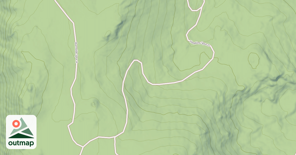 Map of HAWKINS SPUR D