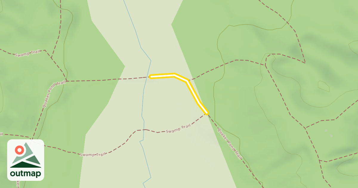 Map of Quaker Pond Trail