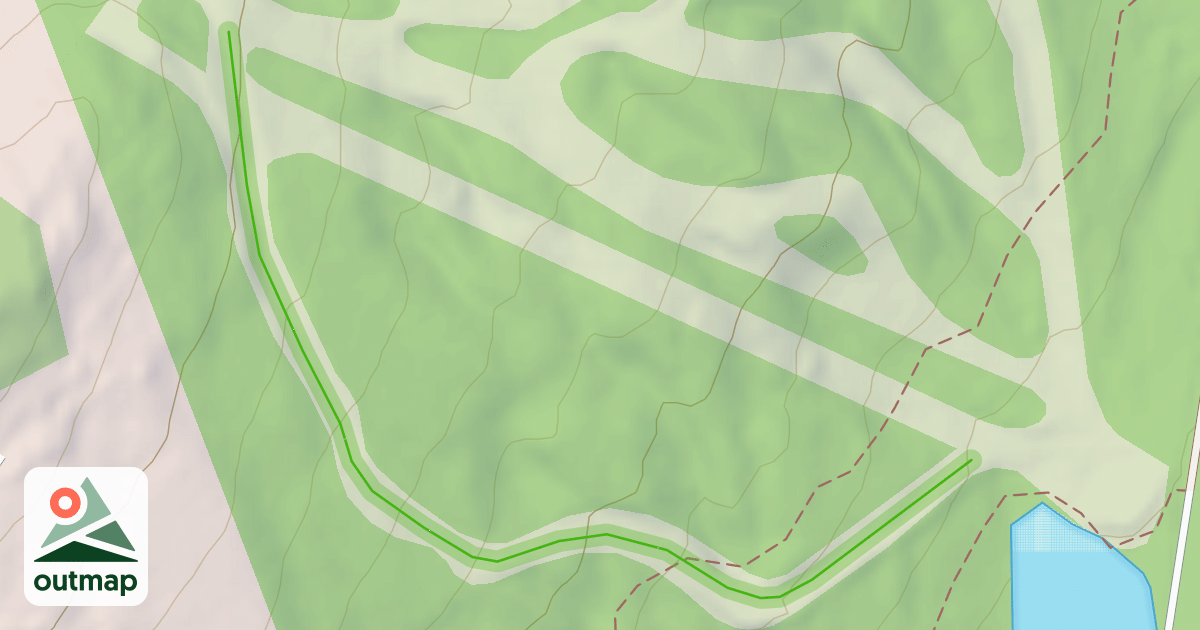 Map of Cascade Brook