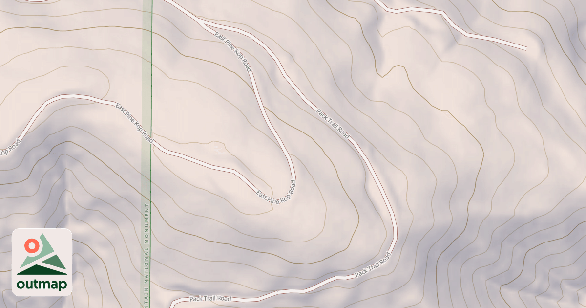 Map of PACK TRAIL