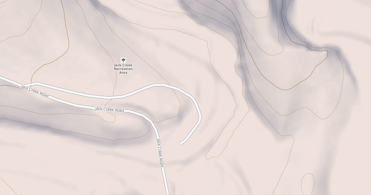 Map preview of JACK CREEK CAMPING