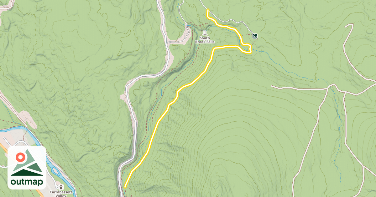 Map of Poplar Stream Trail