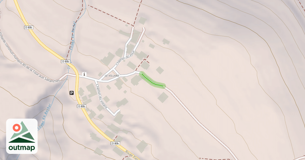 Map of Chemin de la Ramettaz