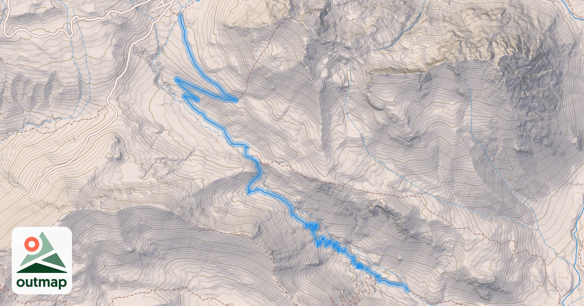 Map of De Roux Trail
