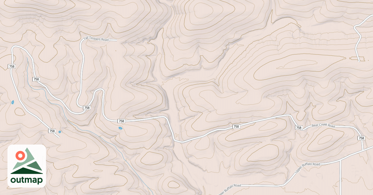 Map of HIGH POINT MTN