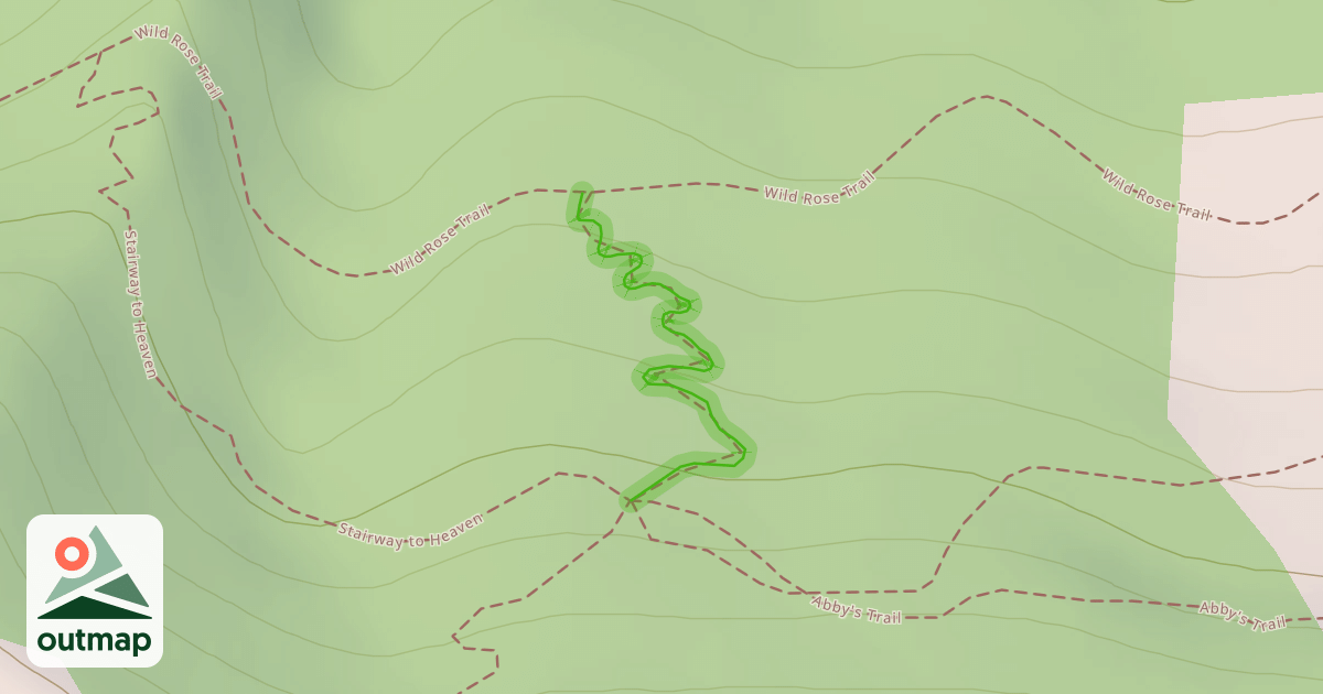 Map of Stairway to Heaven Trail