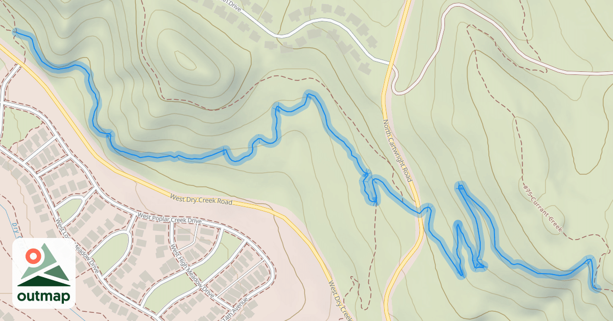 Map of #74 Chukar Butte