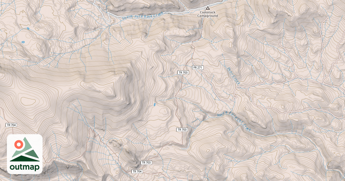 Map of Alamosa Rock