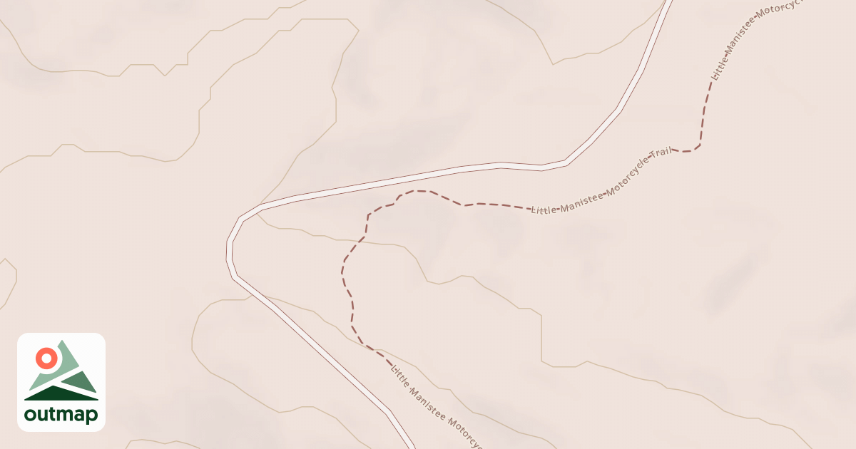 Map of Little Manistee Route