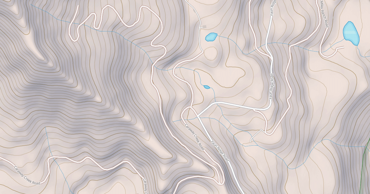 Map preview of CARAWAY CREEK