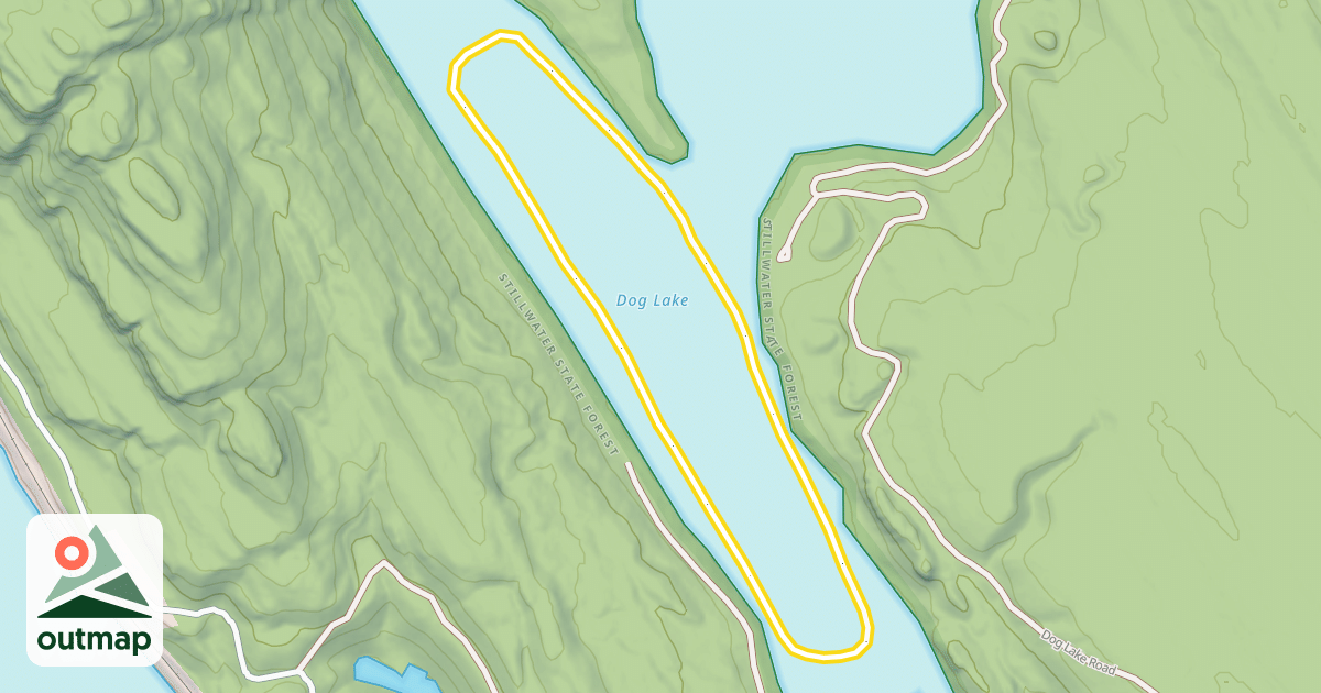 Map of Ice Fisher's Loop