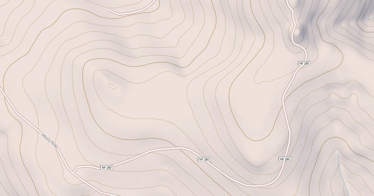 Map preview of USFS Motor Vehicle Use Map Roads {349C9BB2-D2A7-4C79-8B31-BA895A42B1FA}