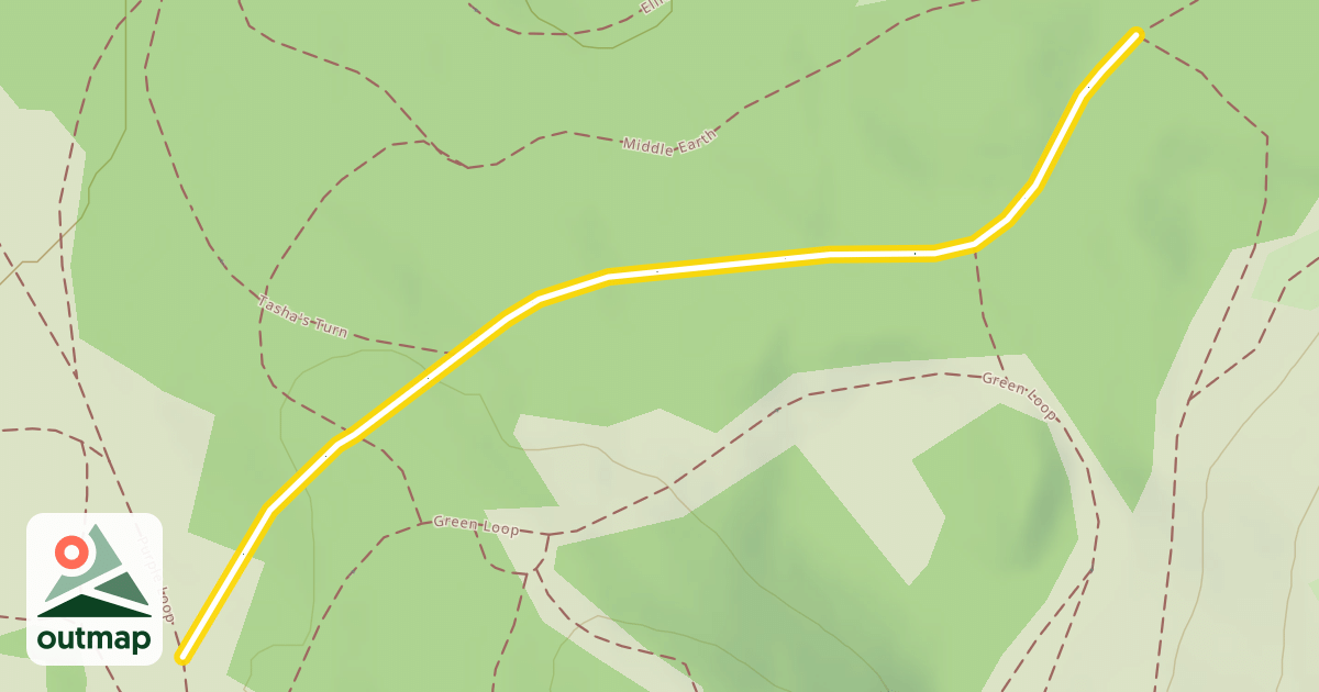 Map of Lower Roller Coaster