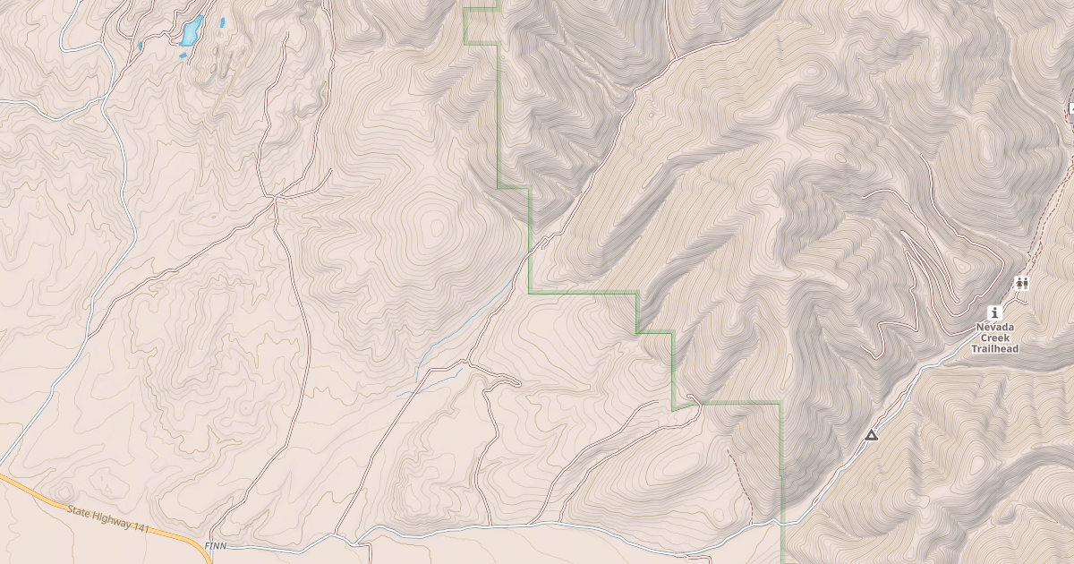Map preview of WASHINGTON GULCH