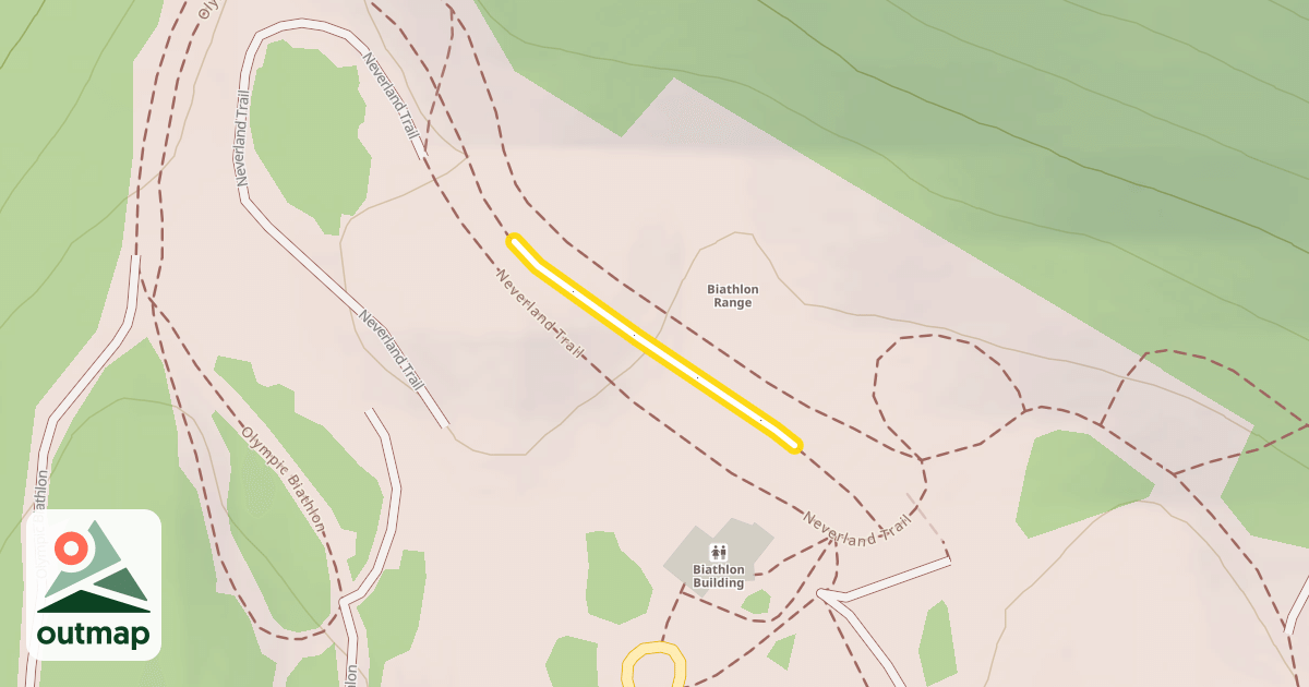 Map of Olympic Biathlon