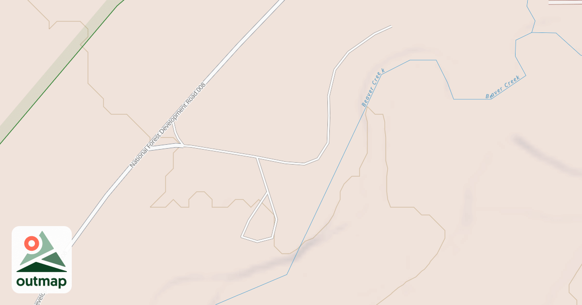 Map of Beaver Creek Camping 6