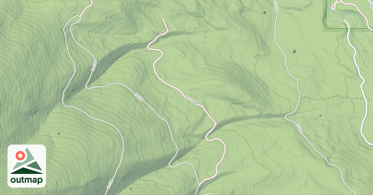 Map of (FDR) LITTLE TIN CUP