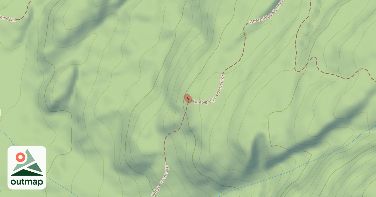 Map of Goat Ridge Connector