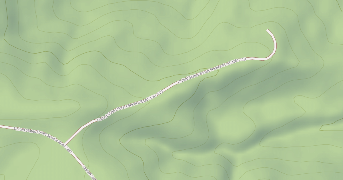 Map preview of USFS National Forest System Roads {0FC09DD8-2A91-4804-BF02-726A2C6AD159}