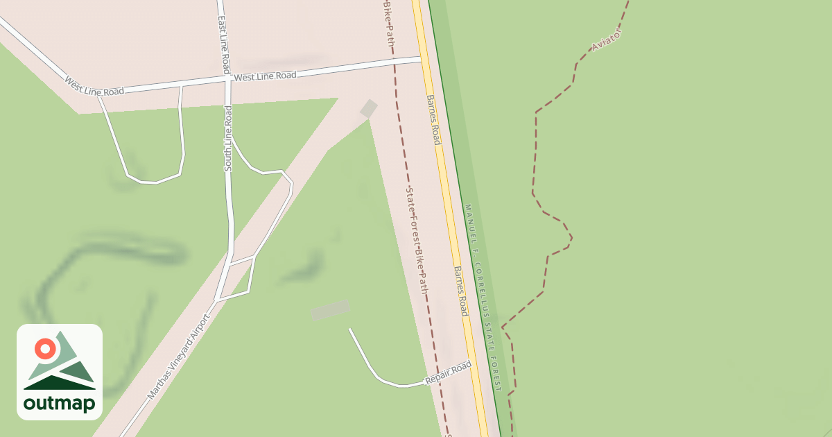 Map of Correllus Bike Path