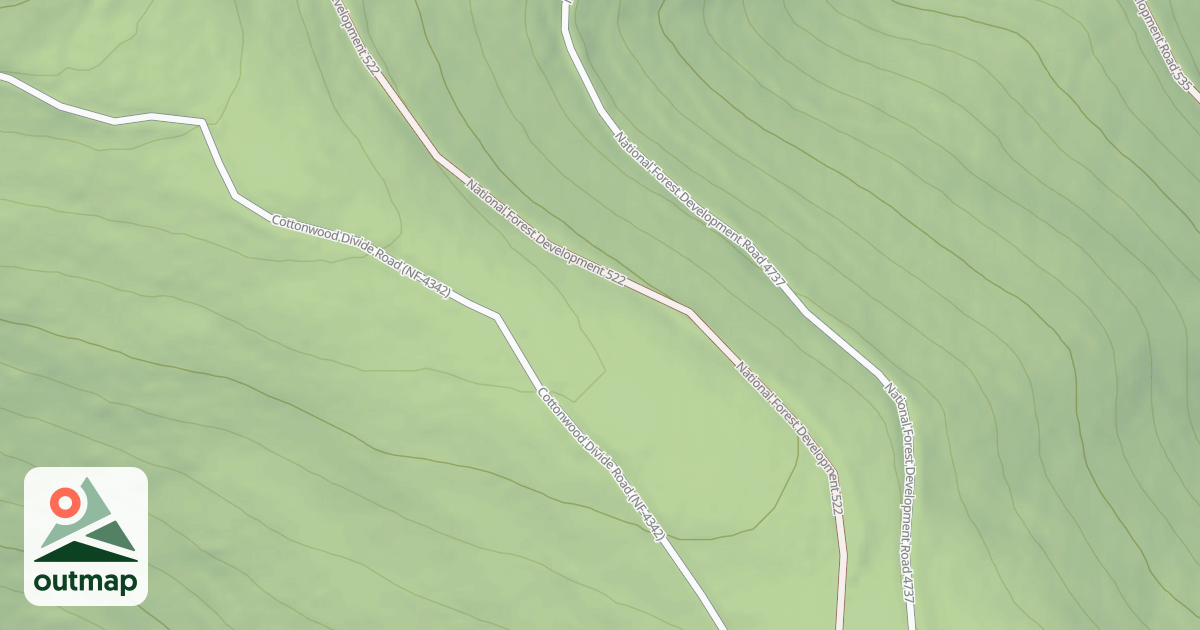 Map of USFS Motor Vehicle Use Map Roads {5DFC45CE-07EB-4920-817E-608FAE93EEE3}
