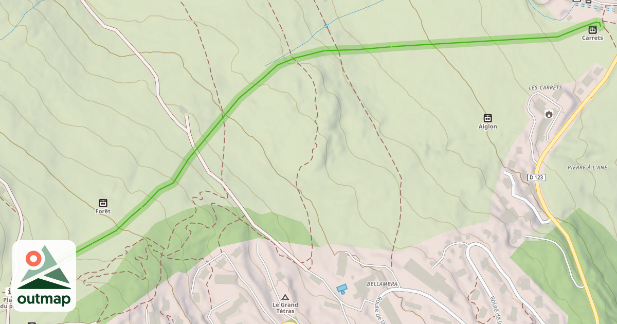 Map of Carrets