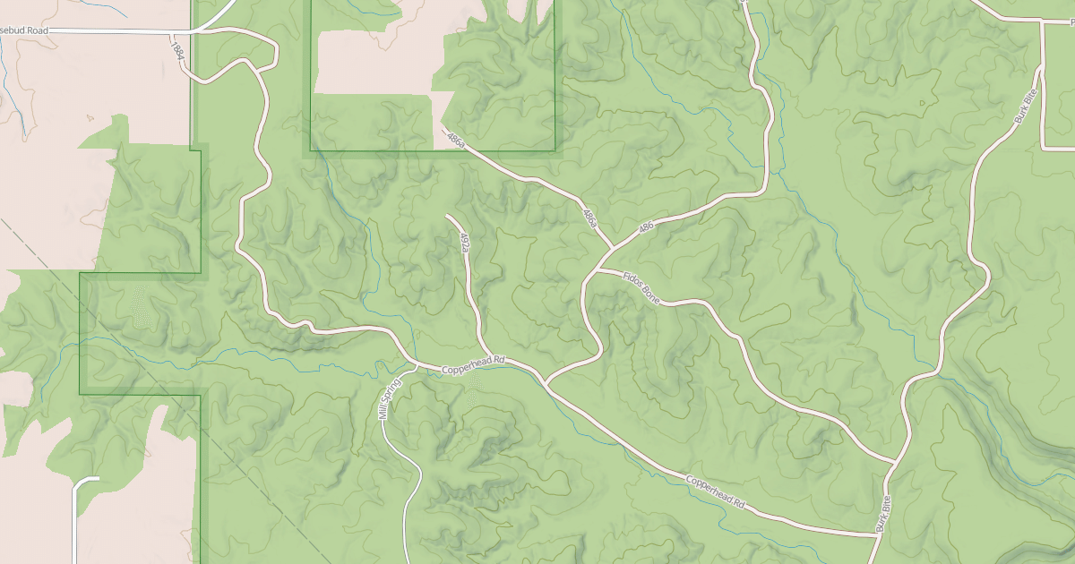 Map preview of COPPERHEAD RD