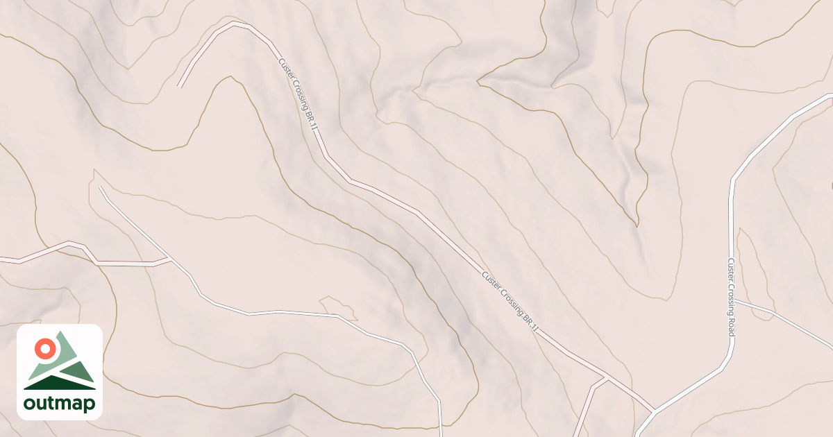 Map of CUSTER CROSSING BR 1I